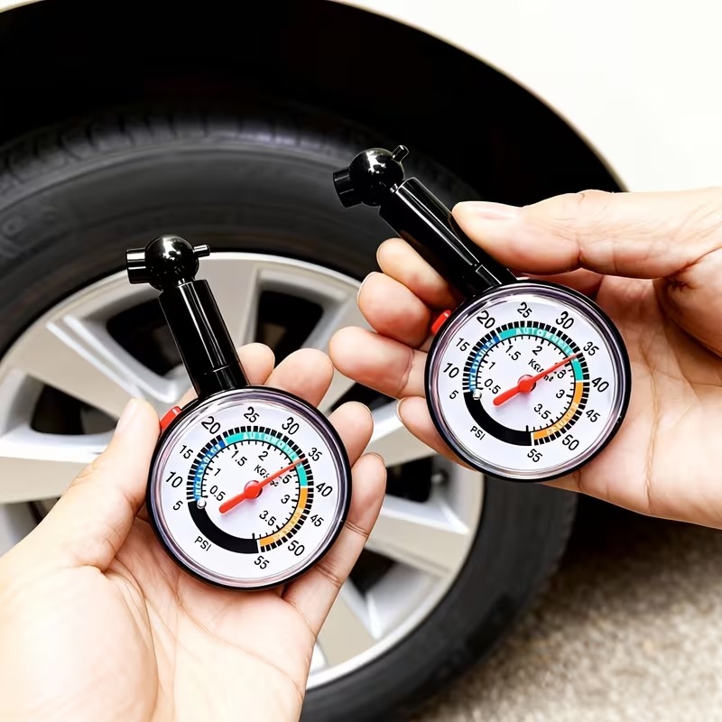 2-Piece Tire Pressure Gauge Set